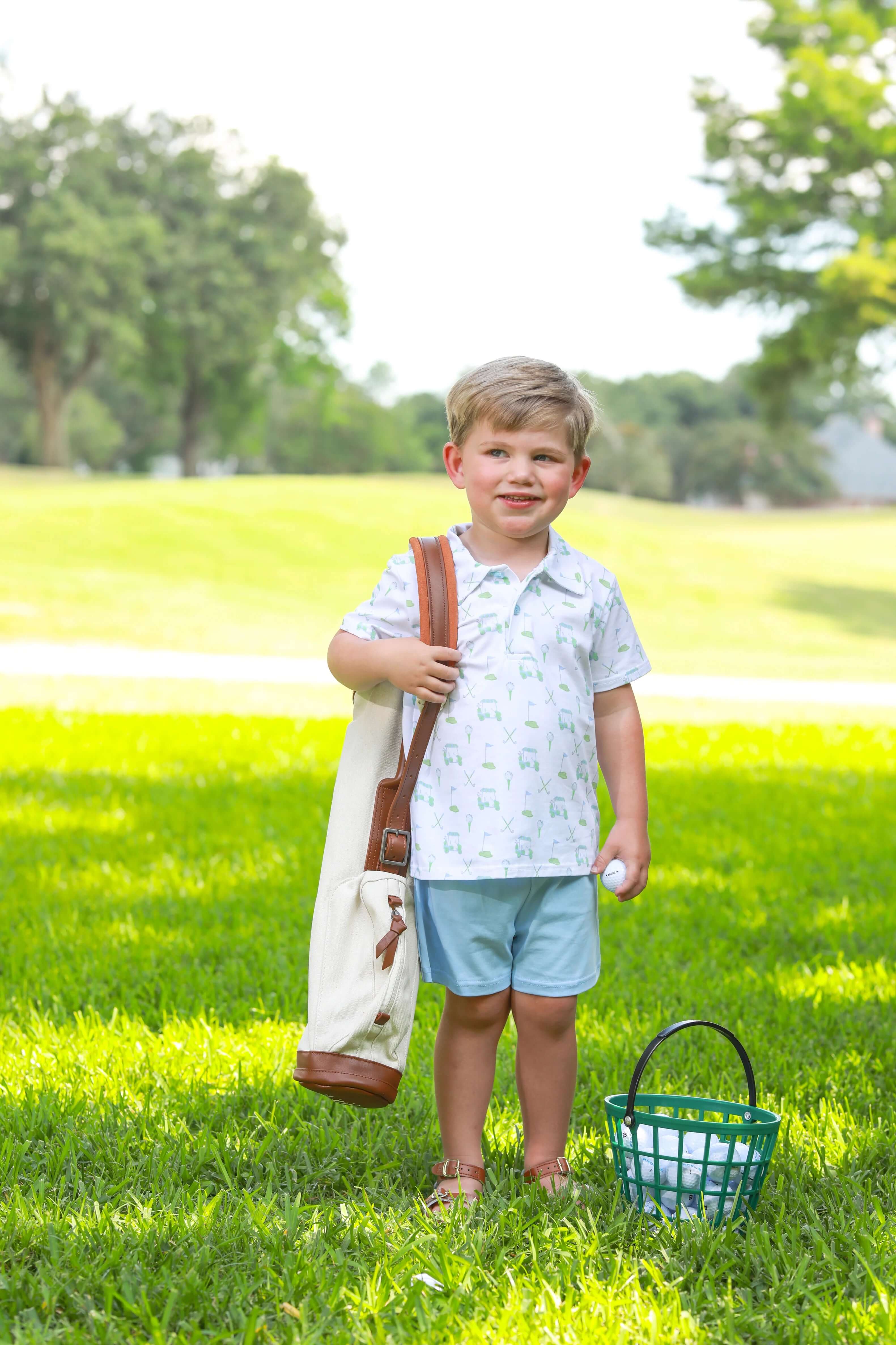Caddy Club Polo Short Set - Born Childrens Boutique
