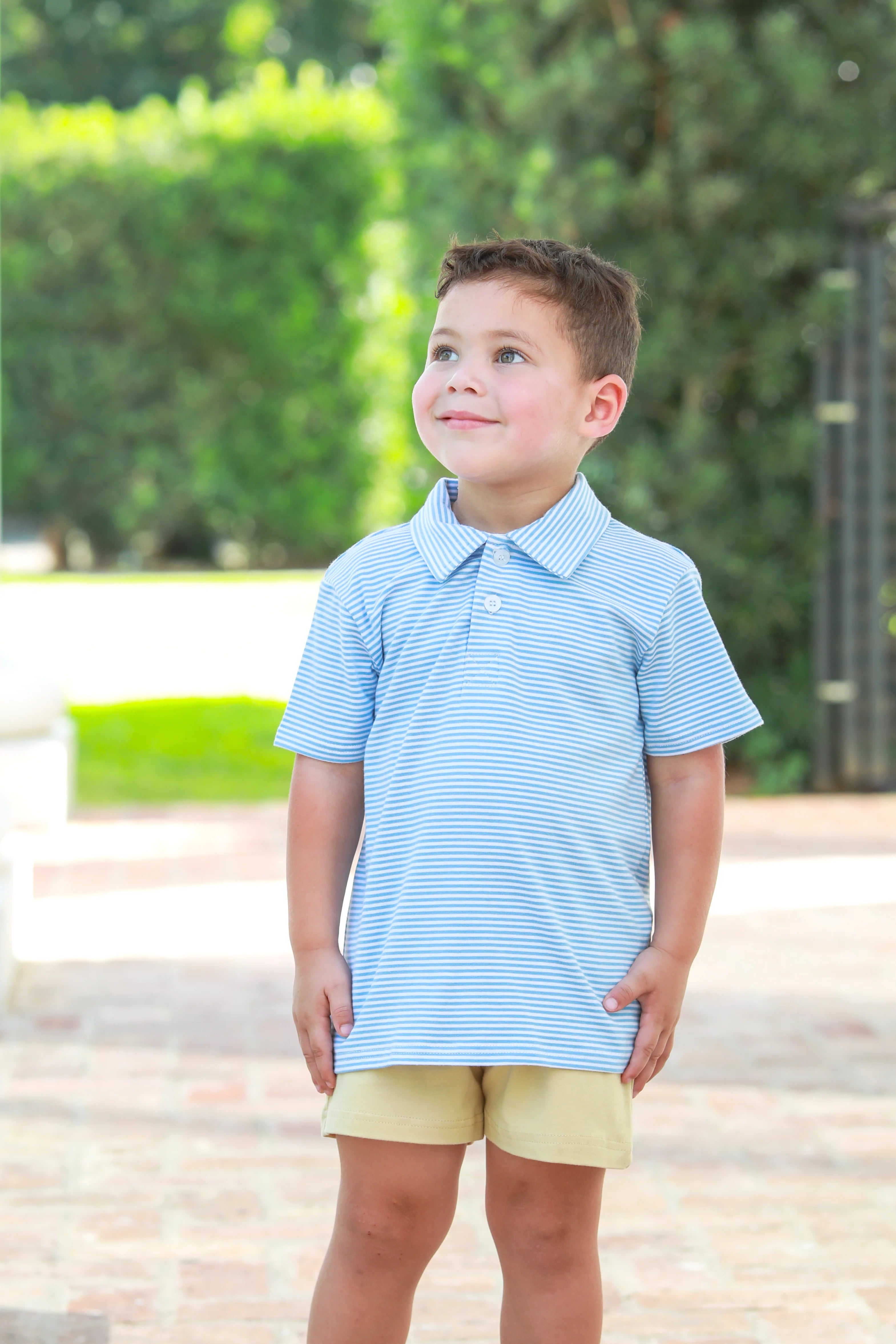 Henry Polo - Cornflower Stripe - Born Childrens Boutique