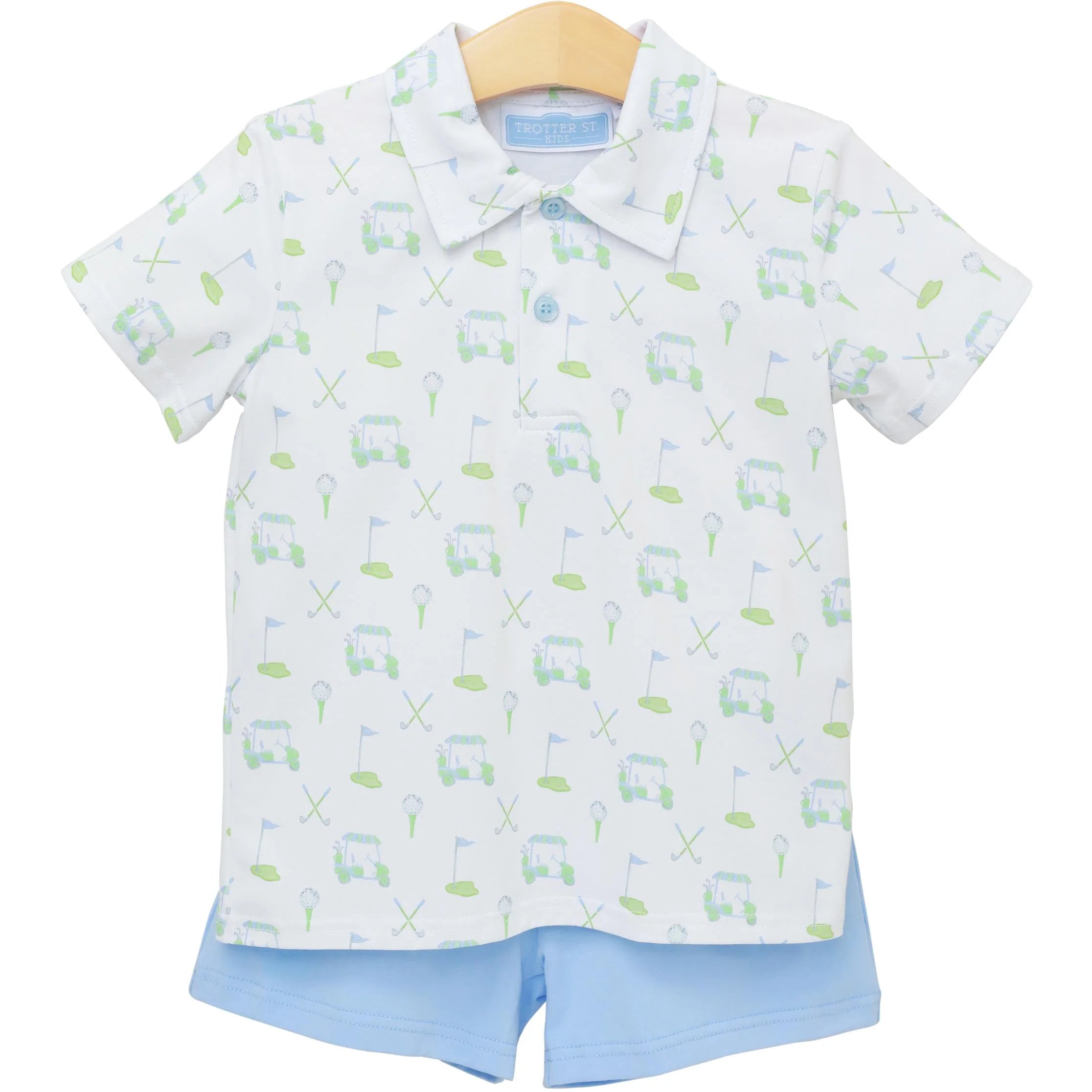 Caddy Club Polo Short Set - Born Childrens Boutique
