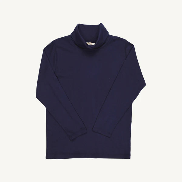 Tatum's Turtleneck Nantucket Navy - Born Childrens Boutique