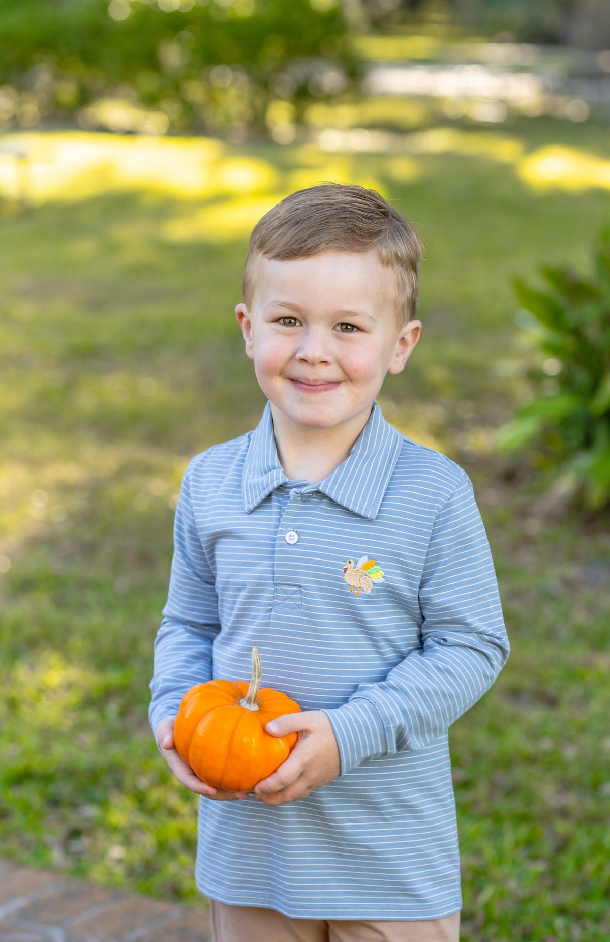 Turkey LS Polo - Born Childrens Boutique