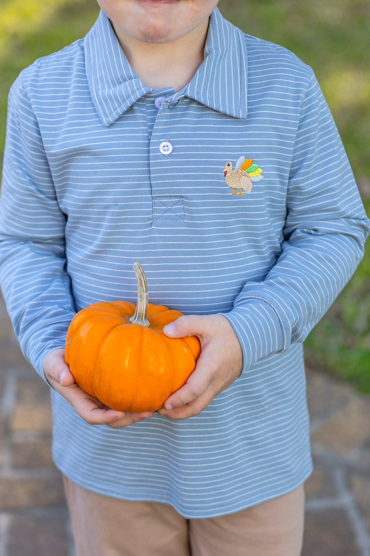 Turkey LS Polo - Born Childrens Boutique