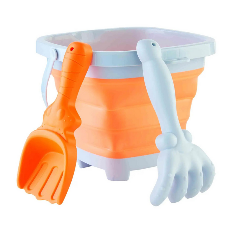 Orange Collapsible Bucket Set - Born Childrens Boutique