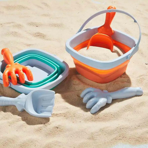 Orange Collapsible Bucket Set - Born Childrens Boutique