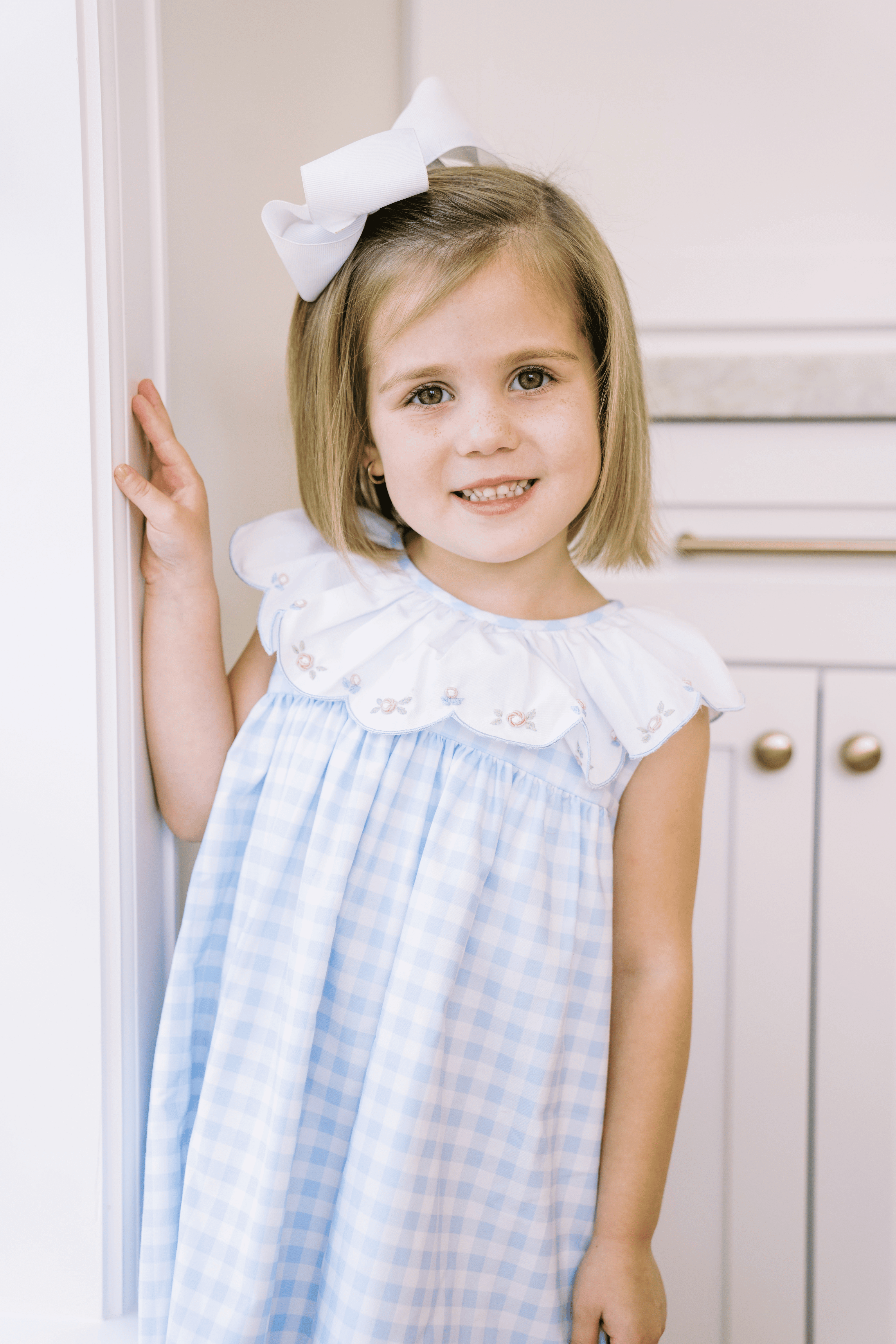 Colby Check Dress - Born Childrens Boutique