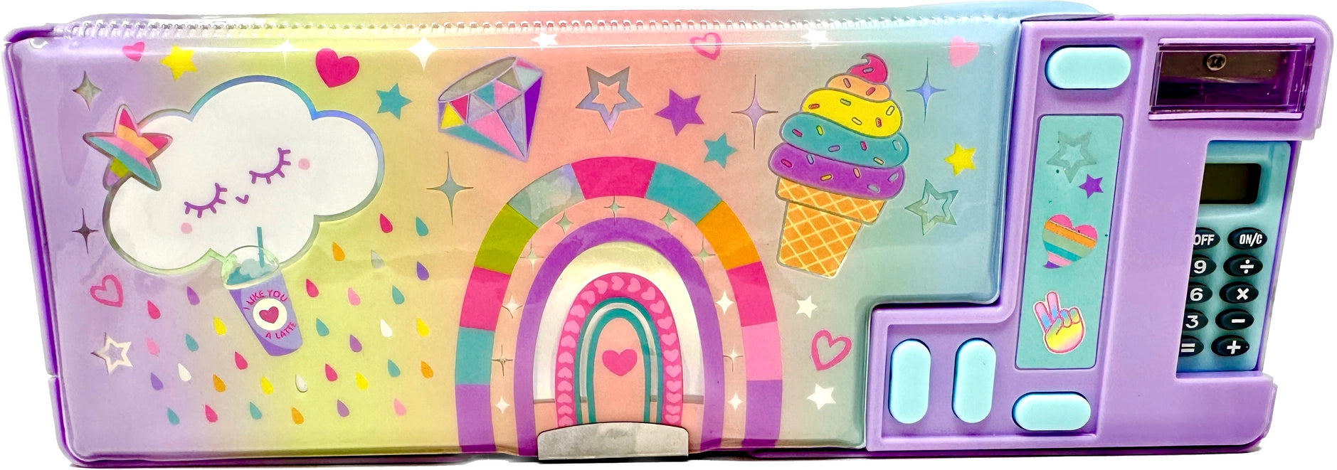 Multi-Function Pencil Case, Rainbow - Born Childrens Boutique