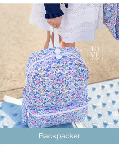 Backpacker Backpack Bridgehampton Floral - Born Childrens Boutique