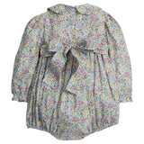 Smocked Charlotte Bubble - Green Gables Floral - Born Childrens Boutique