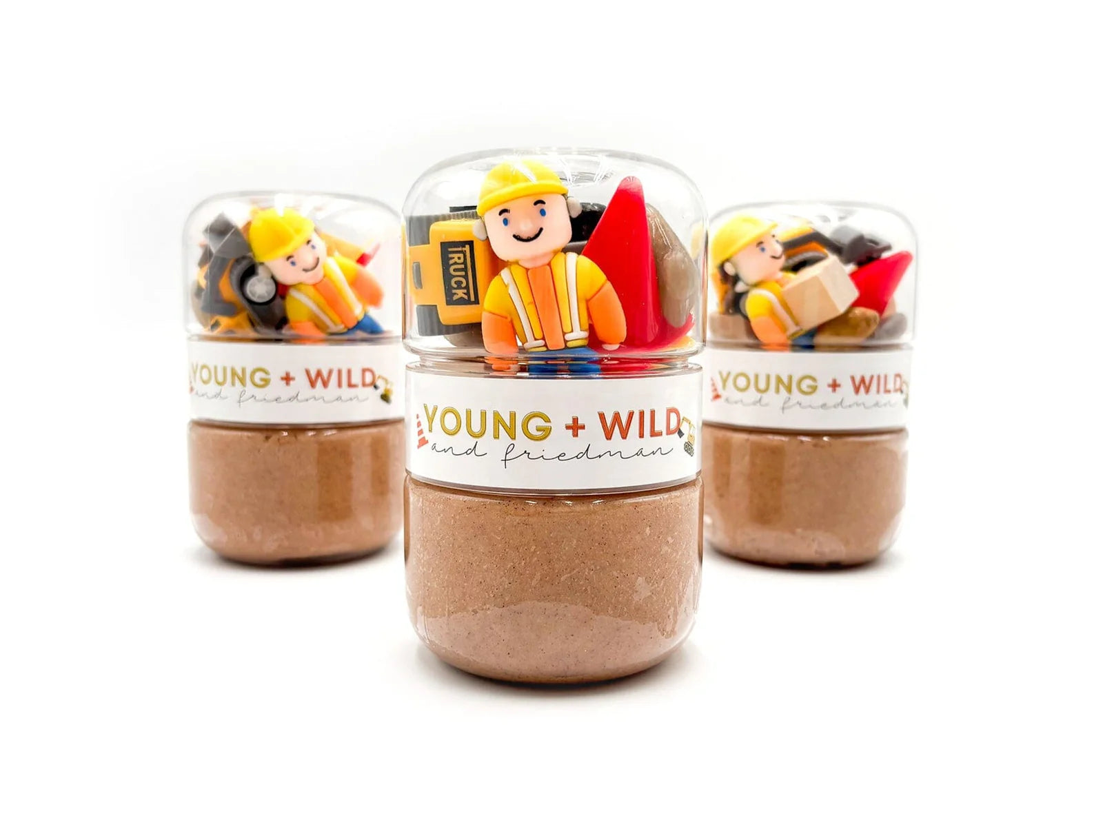 Construction Grab & Go Dough Jar - Born Childrens Boutique