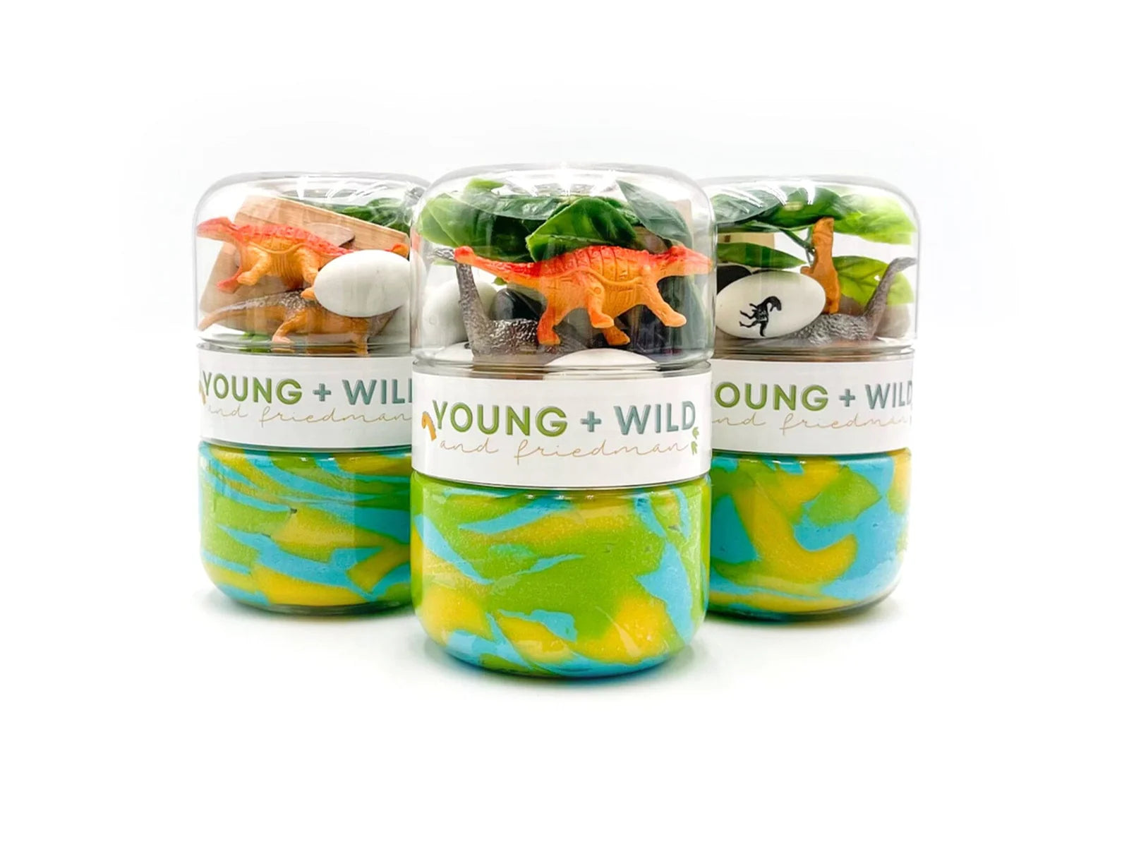 Dinosaur Grab & Go Dough Jar - Born Childrens Boutique