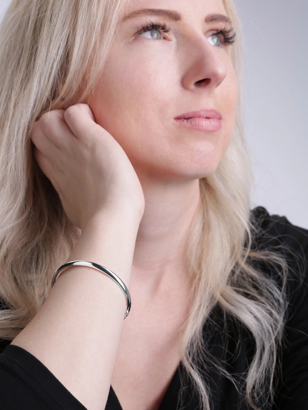 Classic Silver Bangle Bracelets - Born Childrens Boutique