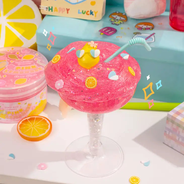 Pink Lemonade Clear Slime - Born Childrens Boutique