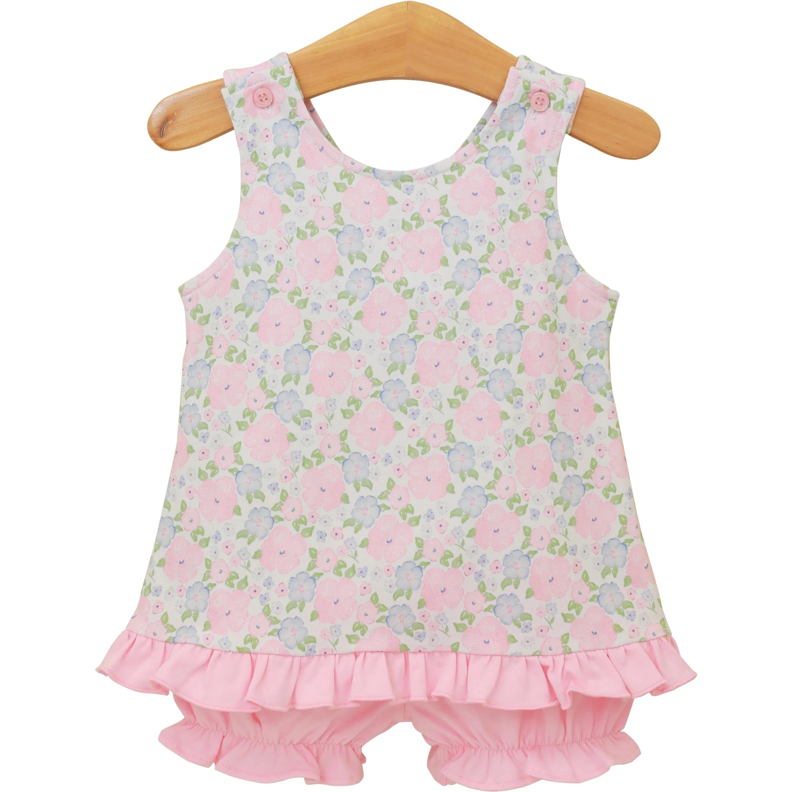 Floral Blossoms Bloomer Set - Born Childrens Boutique