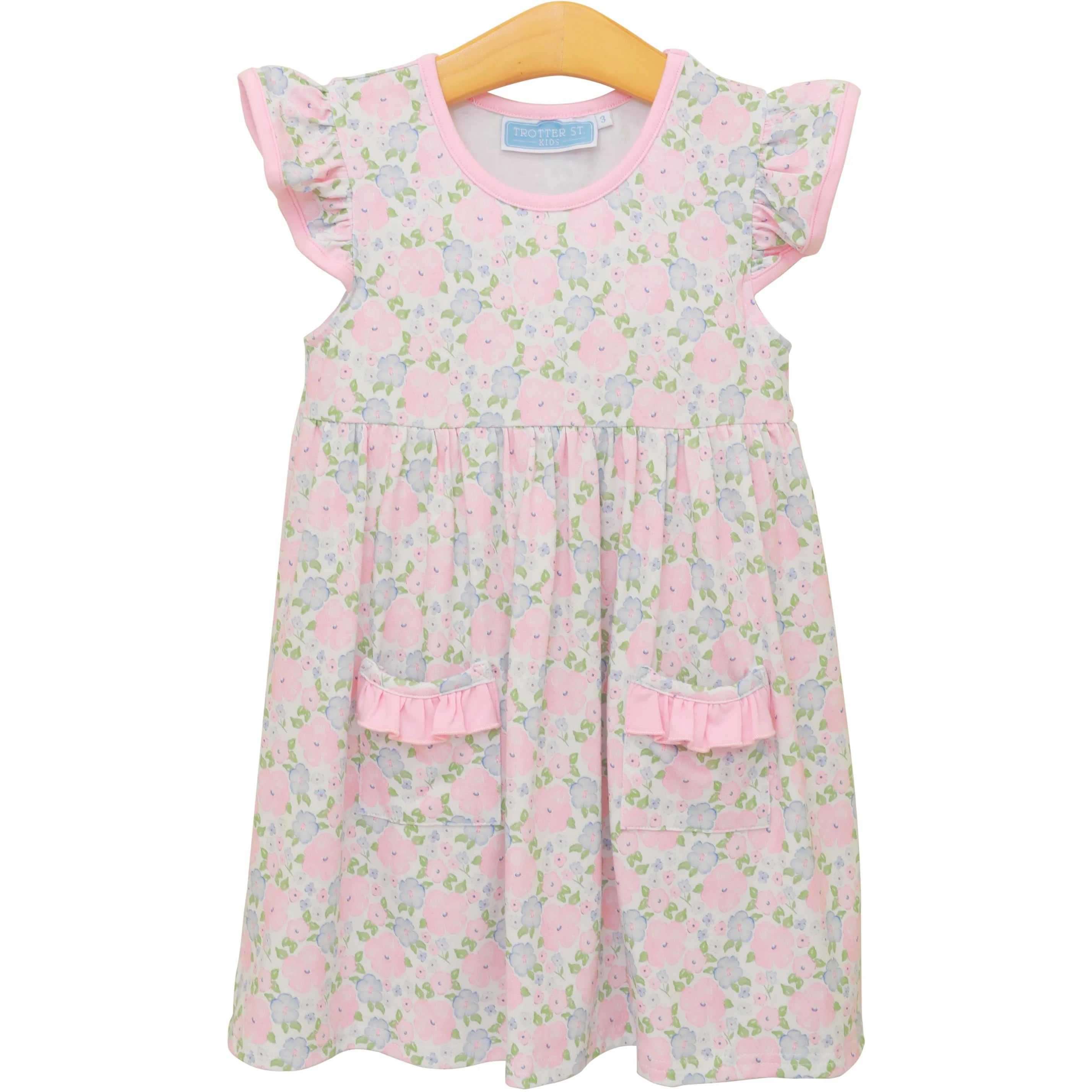 Floral Blossoms Dress - Born Childrens Boutique