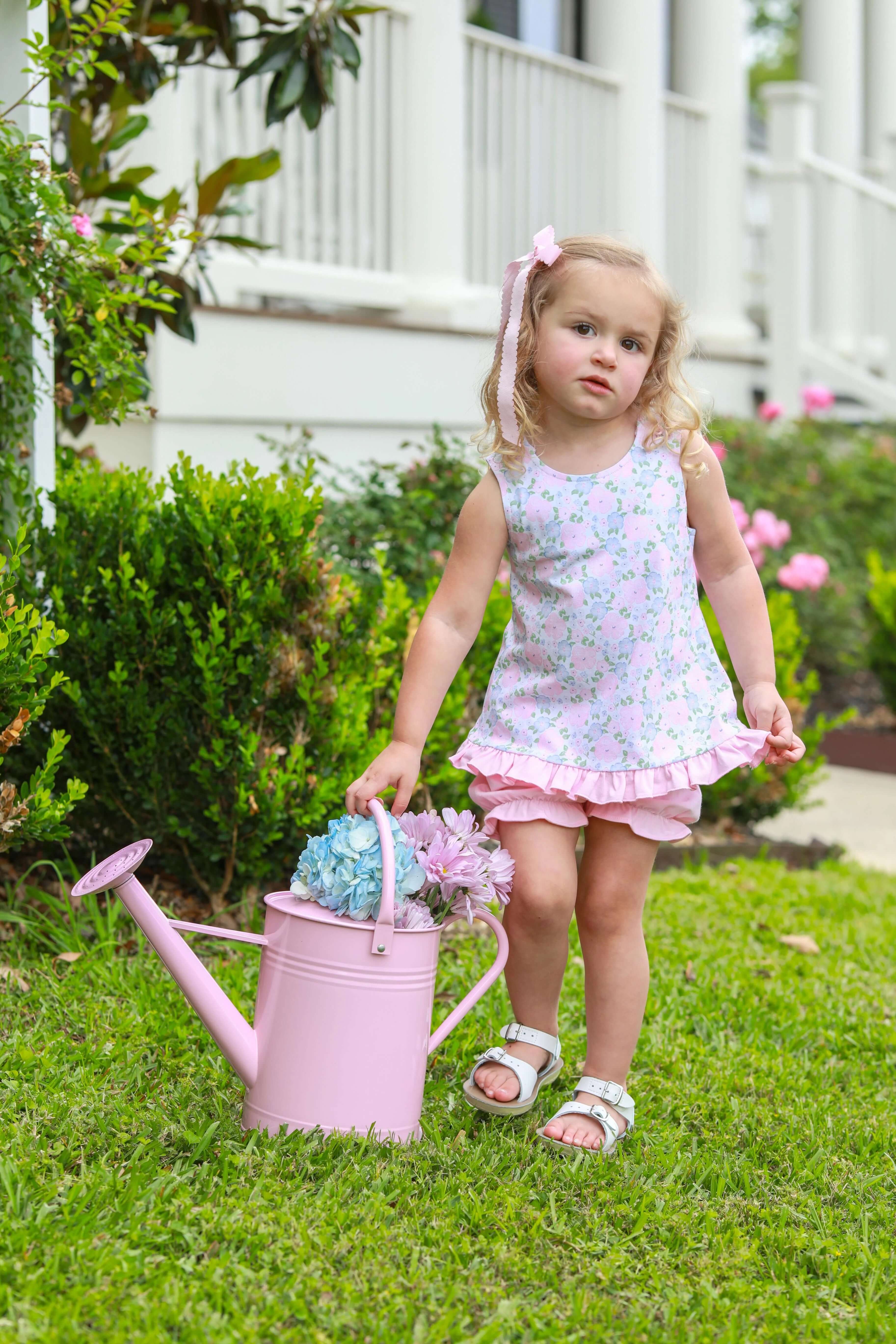 Floral Blossoms Bloomer Set - Born Childrens Boutique