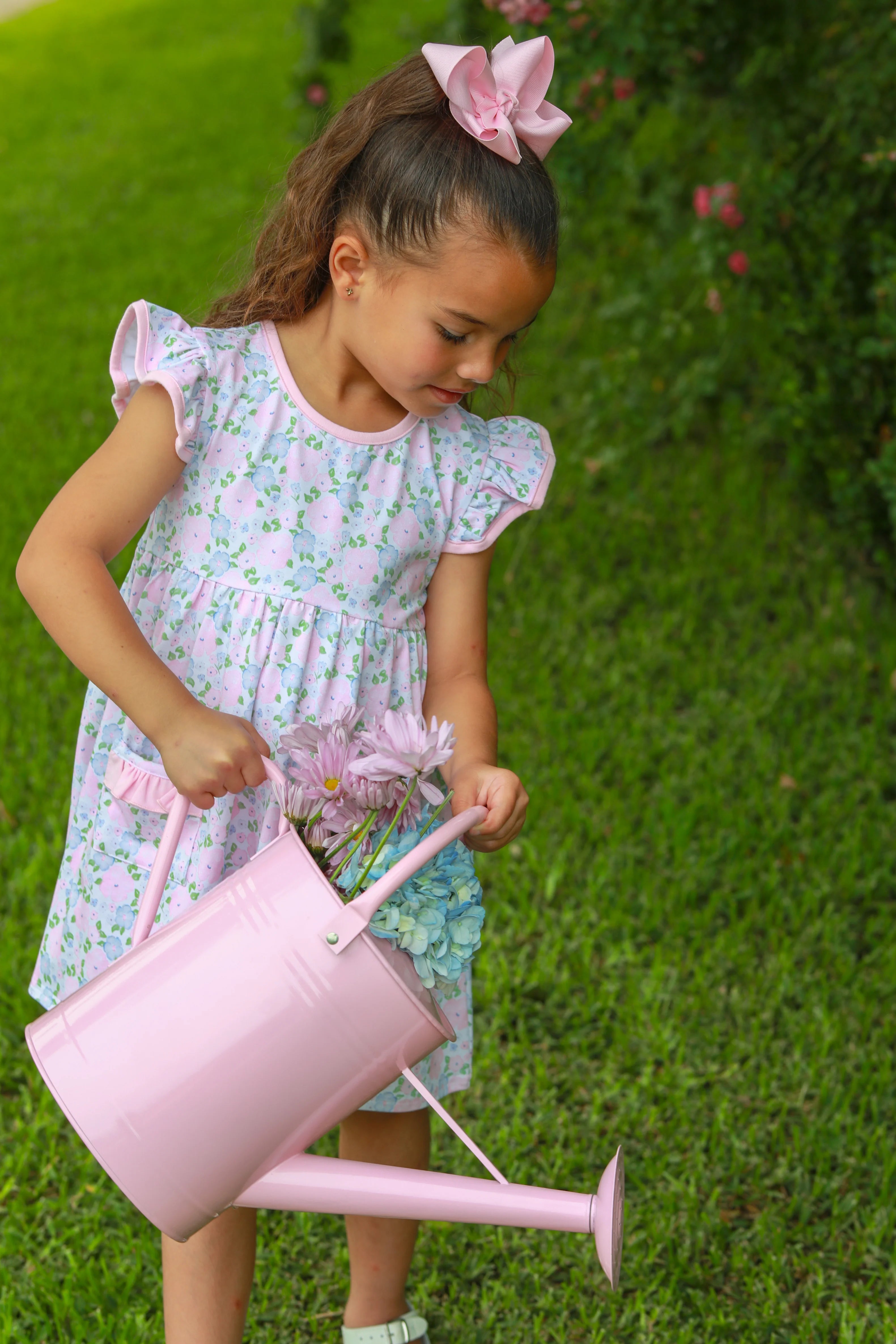 Floral Blossoms Dress - Born Childrens Boutique