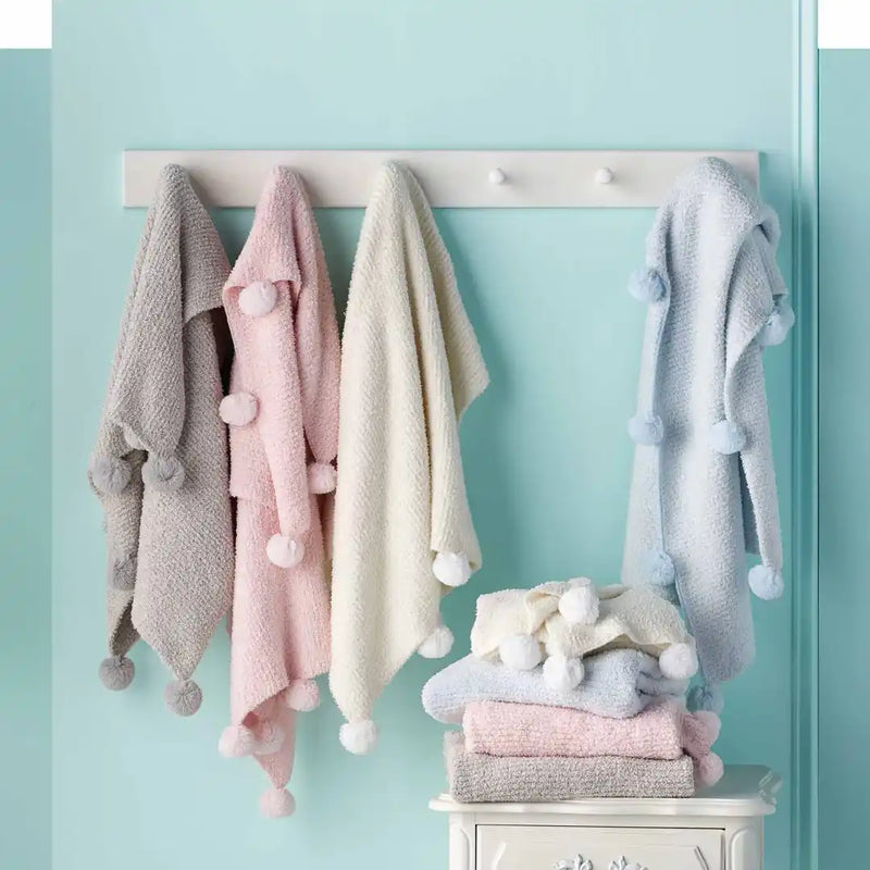 Pink Chenille Blanket - Born Childrens Boutique