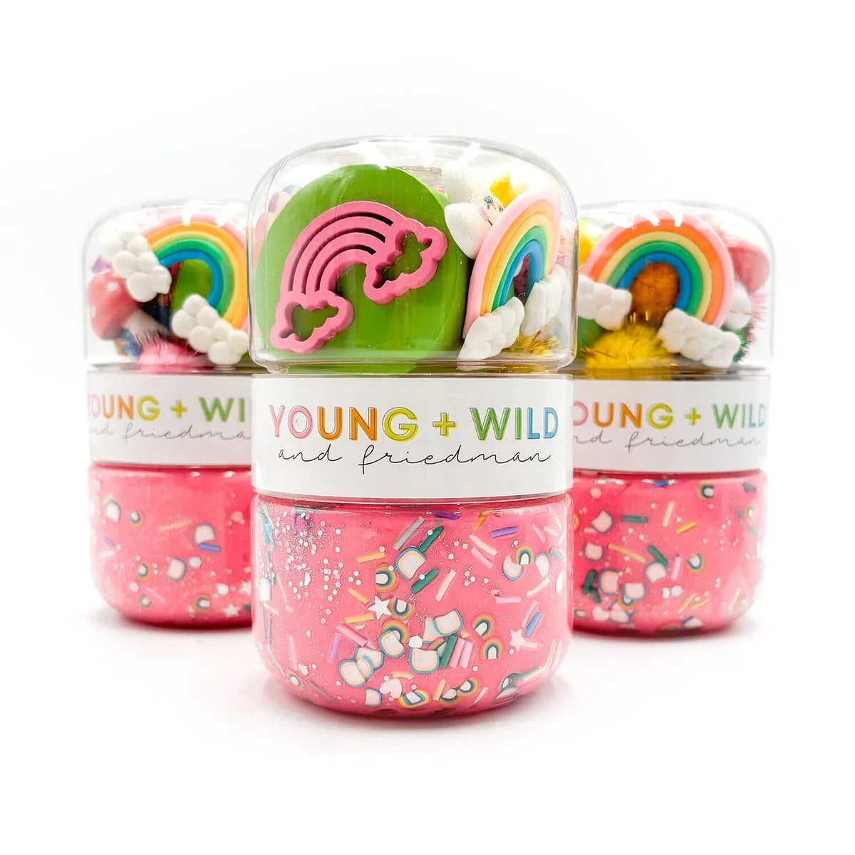 Spring Rainbow Grab & Go Dough Jar - Born Childrens Boutique