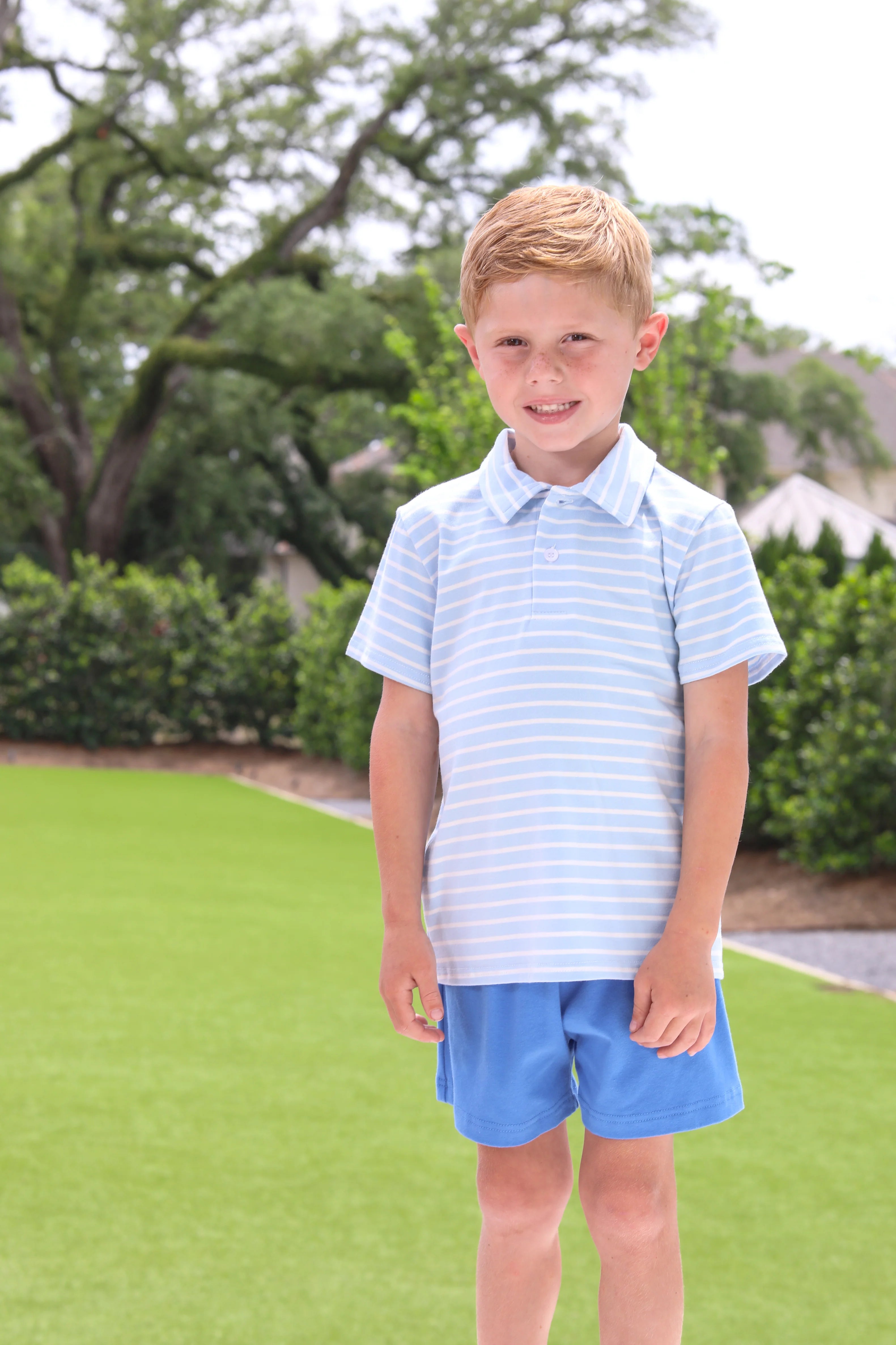 Henry Polo - Sky Blue Stripe - Born Childrens Boutique