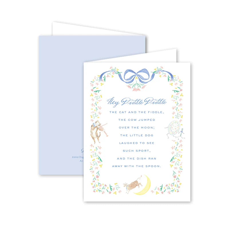 Hey Diddle Diddle Card - Born Childrens Boutique