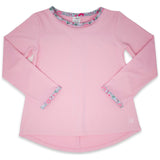 Taylor T LS - Pink, Floral - Born Childrens Boutique