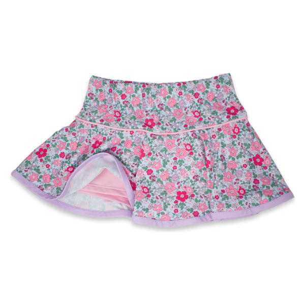 Pre-Order Quinn Skort - Custom Floral - Born Childrens Boutique