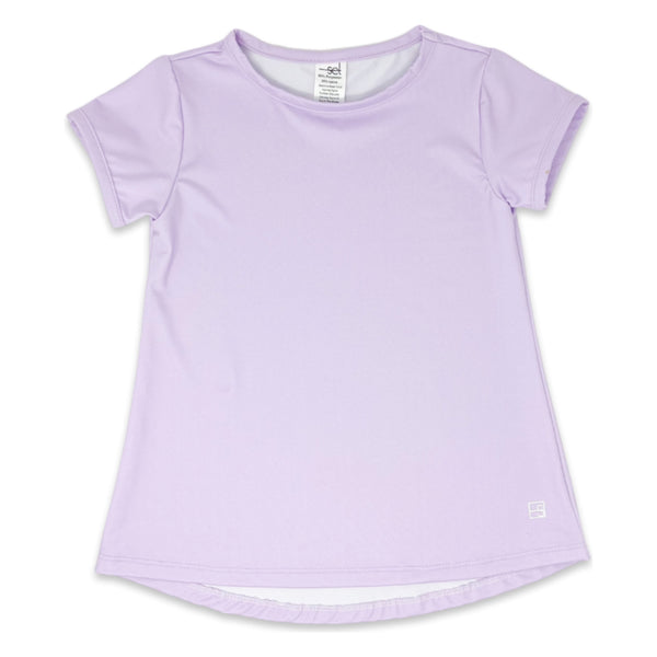 Pre-Order Bridget Basic T - Lavender - Born Childrens Boutique