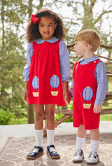 Madison Jumper Set - Hot Air Balloon - Born Childrens Boutique