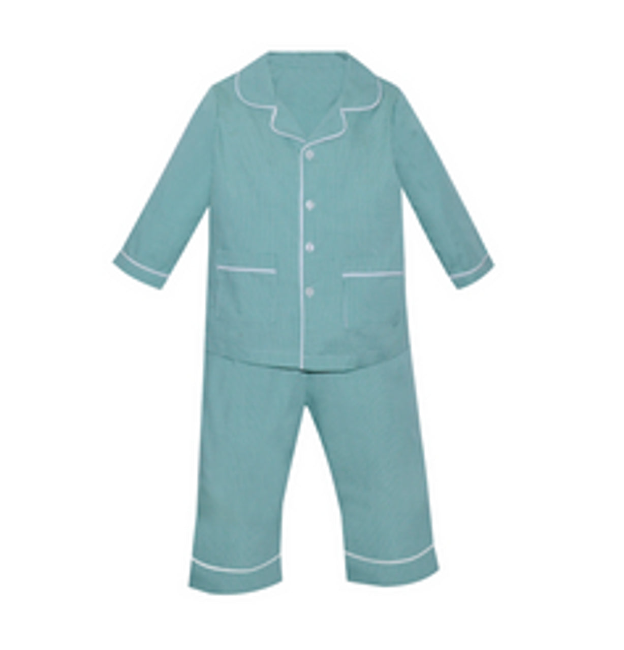 Landry Loungewear - Green Gingham - Born Childrens Boutique