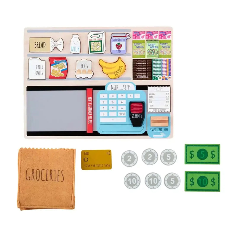 Wood Grocery Store Puzzle - Born Childrens Boutique