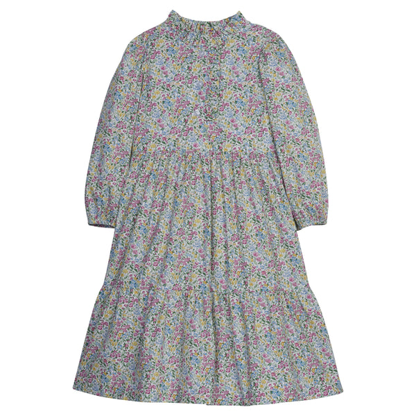 Tiered Midi Dress - Green Gables Floral - Born Childrens Boutique