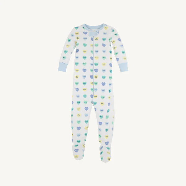 Knox's Nigh Night - We Heart You (Buckhead Blue) with Buckhead Blue - Born Childrens Boutique