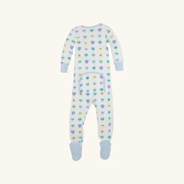 Knox's Nigh Night - We Heart You (Buckhead Blue) with Buckhead Blue - Born Childrens Boutique