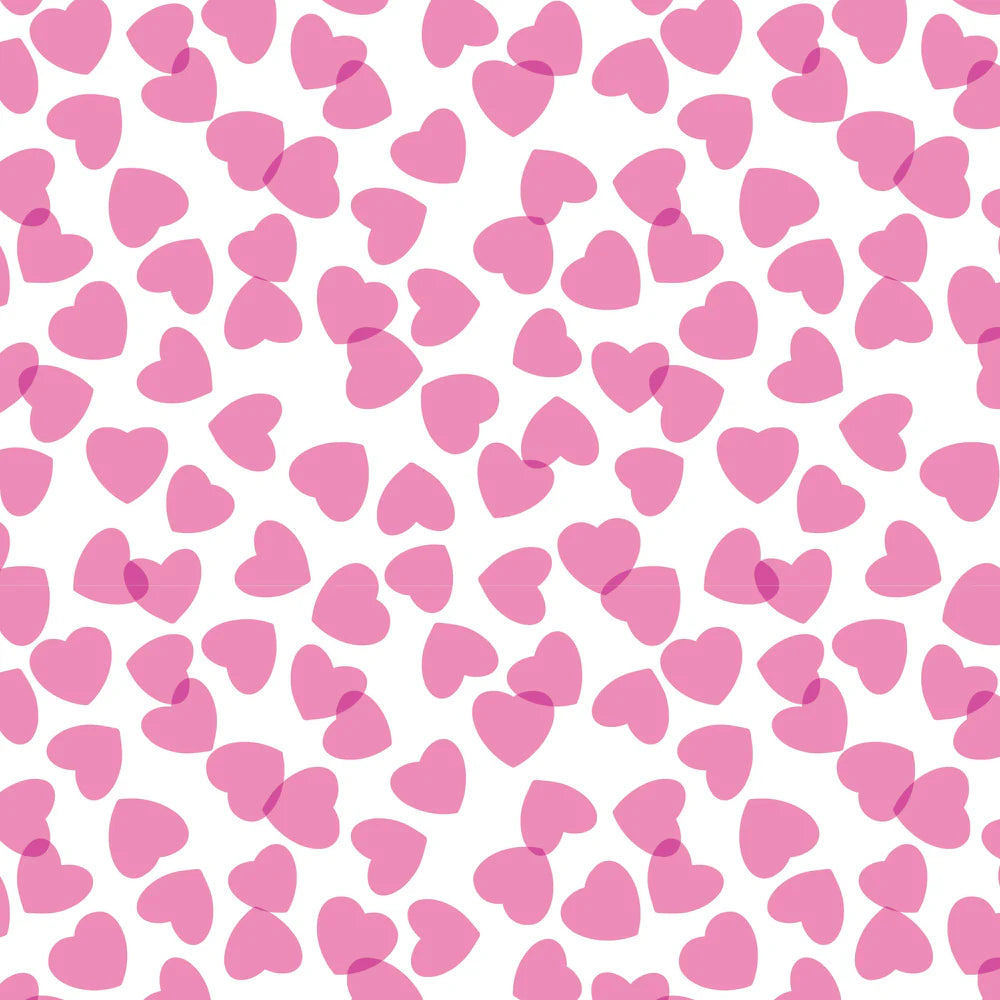 Carlin Doll Dress - Confetti Hearts Pink - Born Childrens Boutique