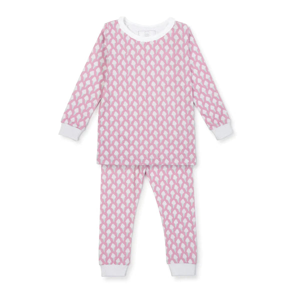 Lila + Hayes Ava Pajama Set Ice Cream Social - Born Childrens Boutique