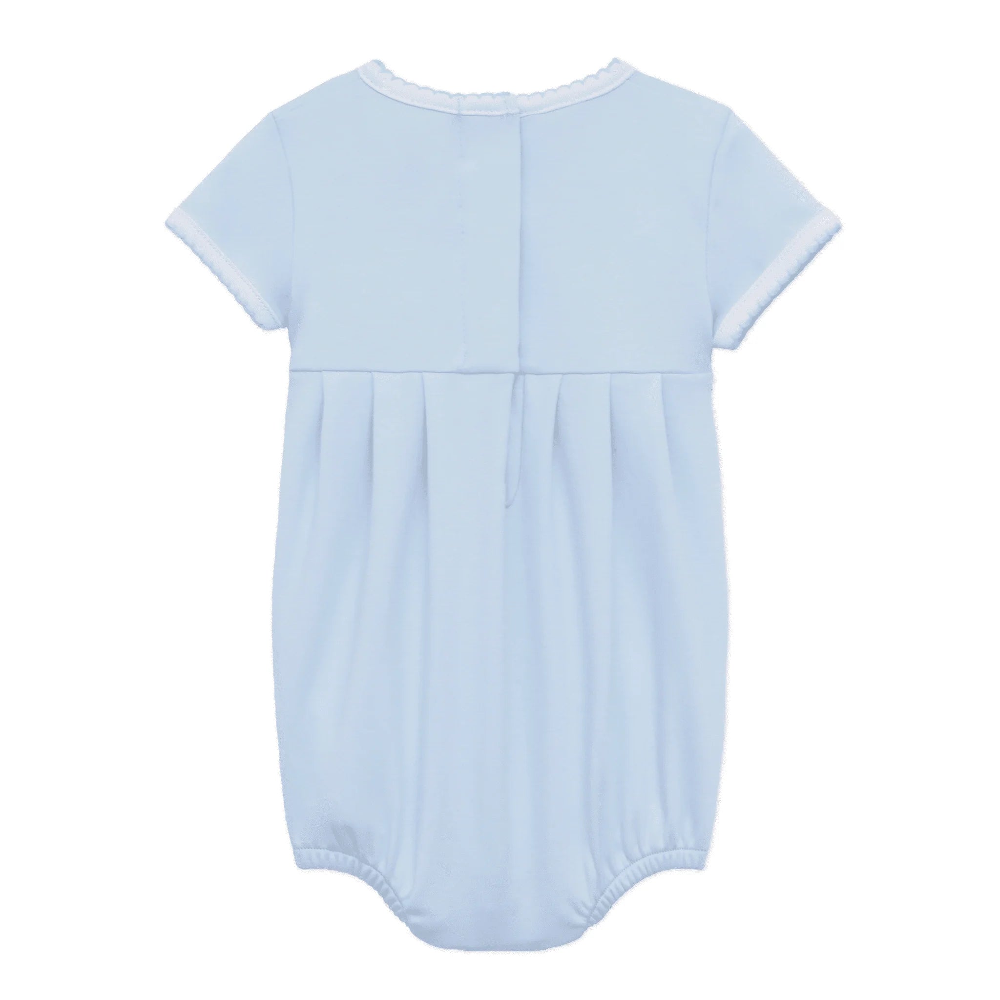 Little Duckling Classic Smocked Bubble Blue - Born Childrens Boutique