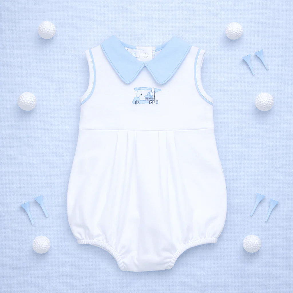 Little Golfer Collard Bubble - Born Childrens Boutique
