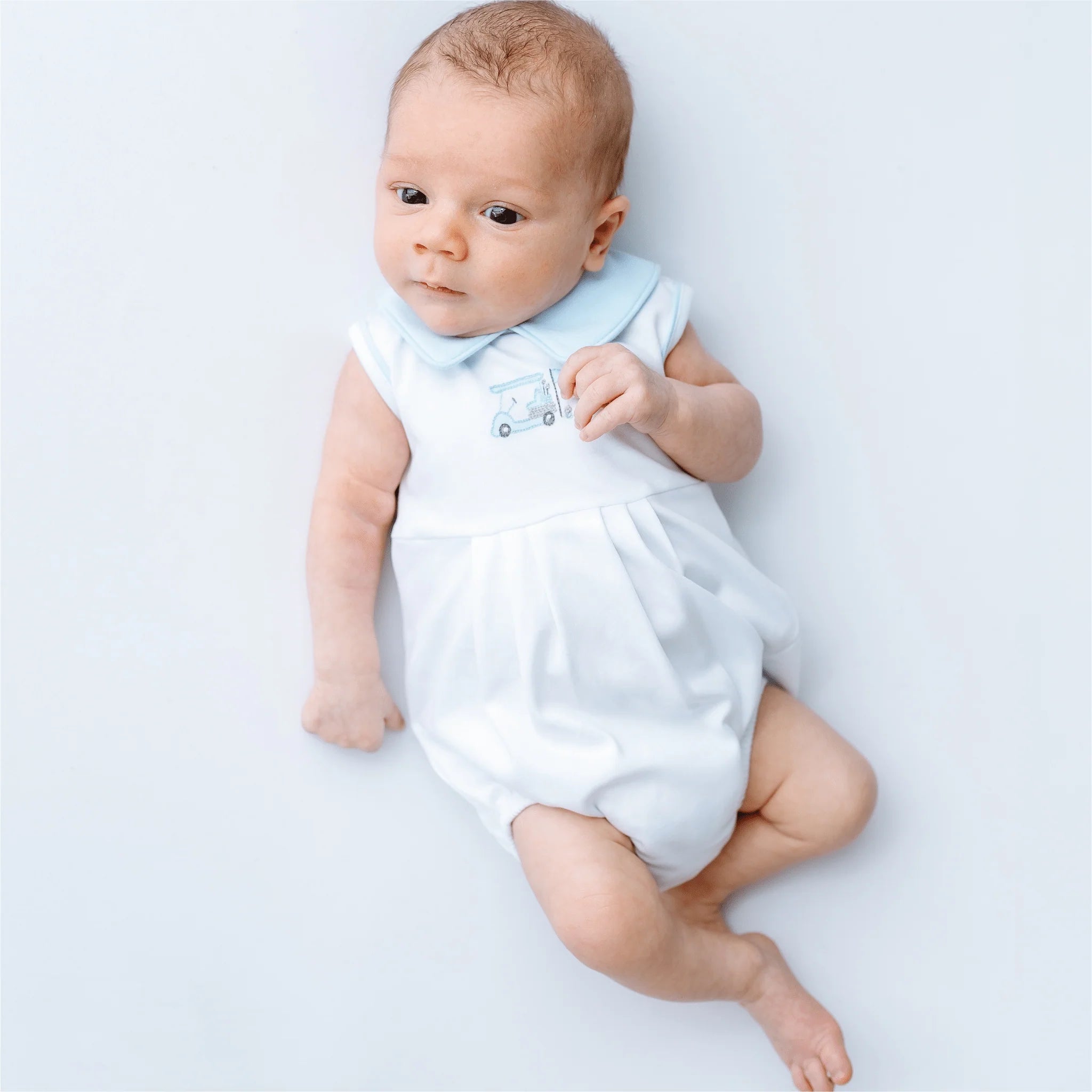 Little Golfer Collard Bubble - Born Childrens Boutique
