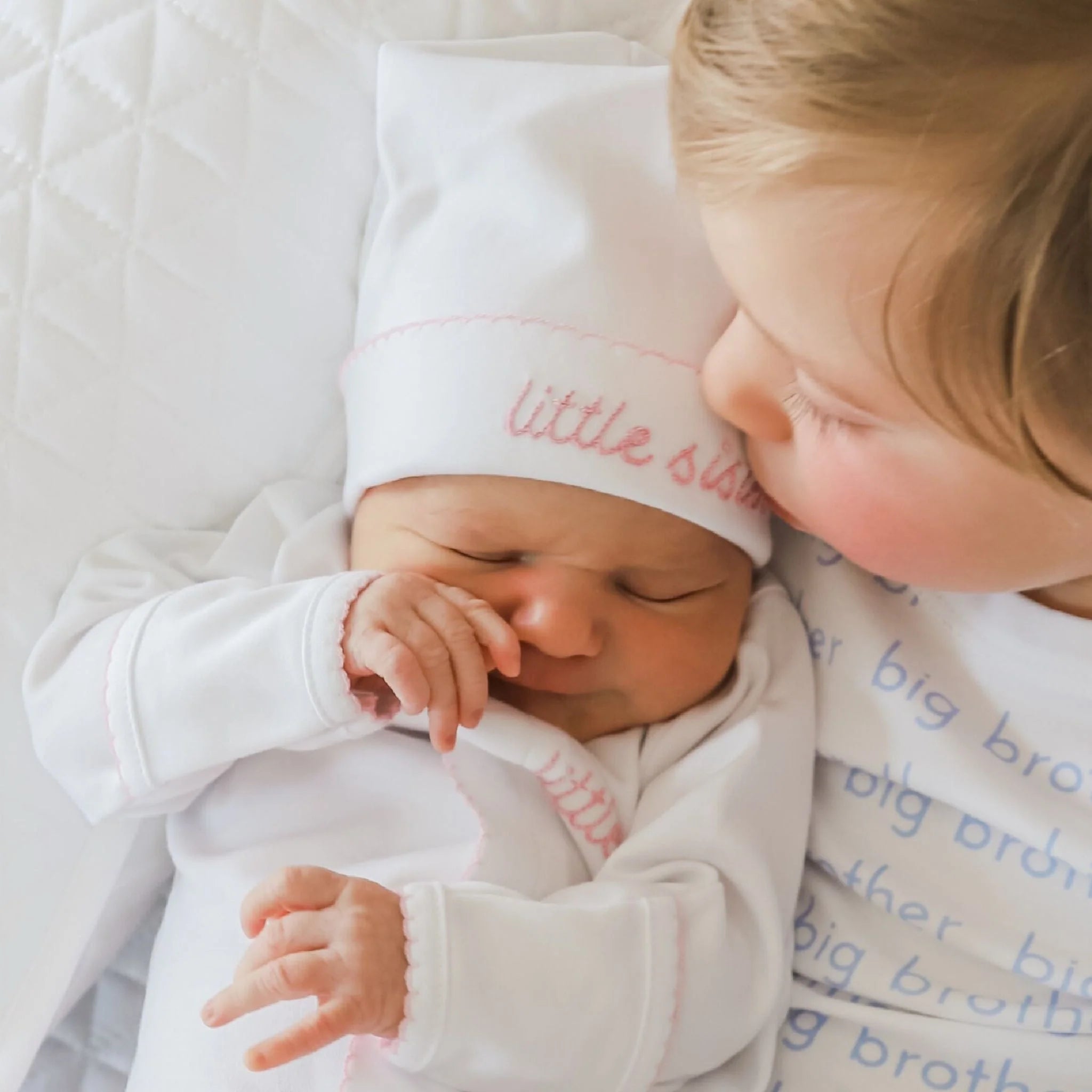 Little Sister Emb Hat - Born Childrens Boutique
