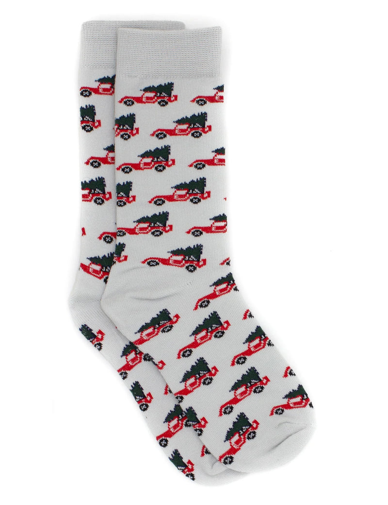 Lucky Duck Sock Christmas Truck - Born Childrens Boutique