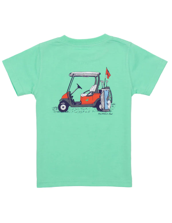Country Club Short Sleeve - Wash Green - Born Childrens Boutique