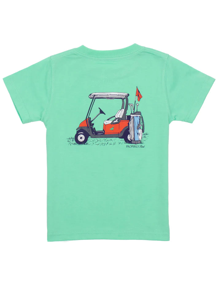 Country Club Short Sleeve - Wash Green - Born Childrens Boutique