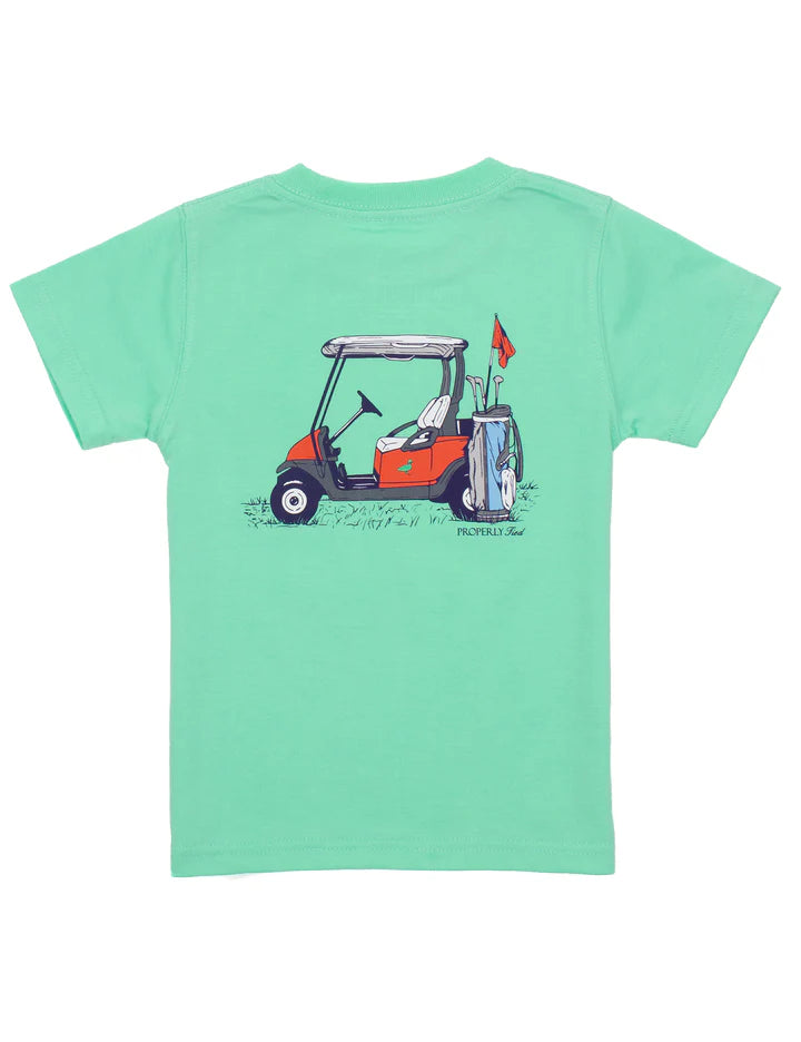 Country Club SS Wash Green Shirt - Born Childrens Boutique