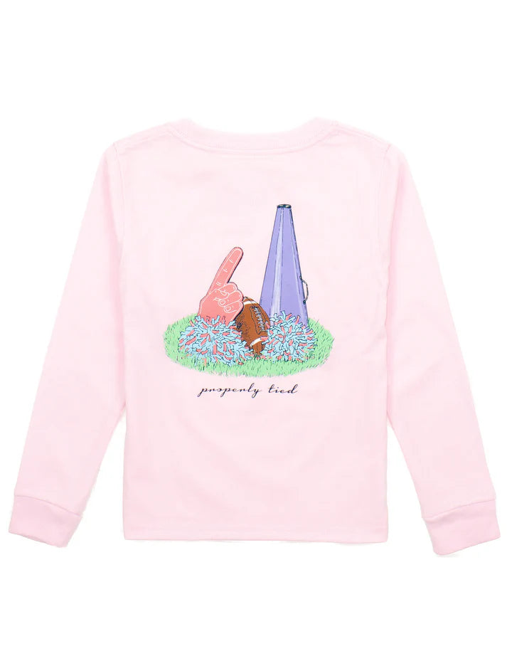 Home Team LS Rose Shirt - Born Childrens Boutique