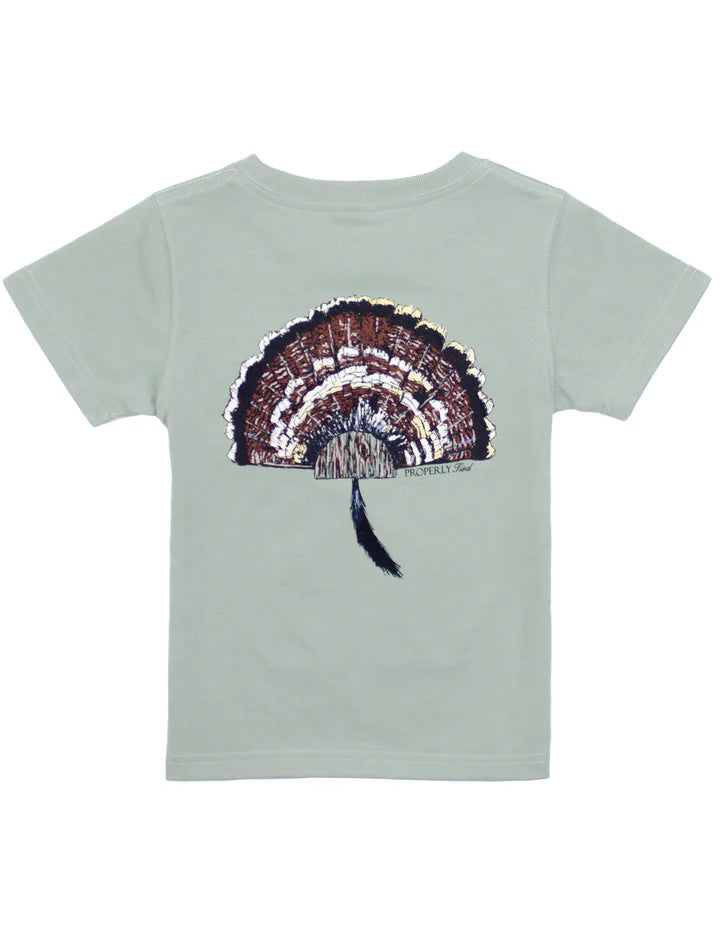 Turkey Mount SS Chrome Grey Shirt - Born Childrens Boutique