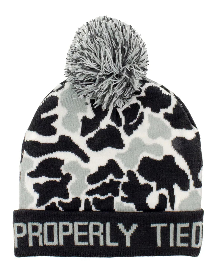 Youth Breck Beanie Polar Camo - Born Childrens Boutique