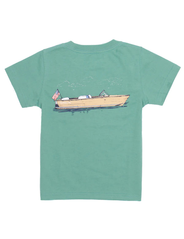 Boating Tradition Short Sleeve - Ivy - Born Childrens Boutique