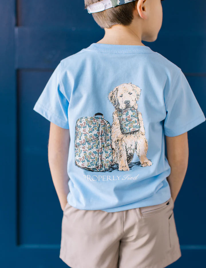 Study Buddy SS Light Blue - Born Childrens Boutique
