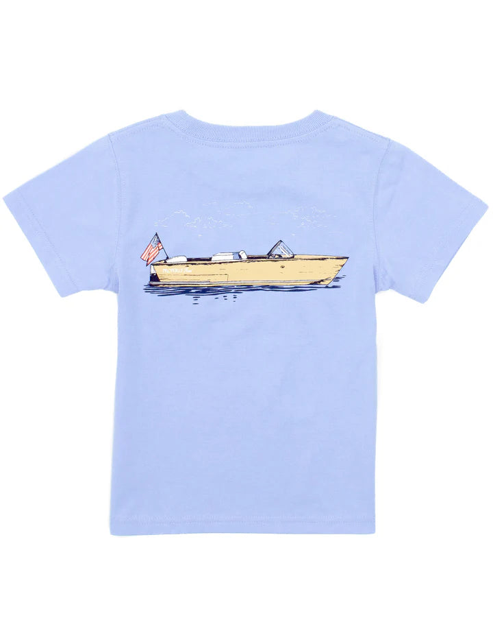 Boating Tradition SS Light Blue Shirt - Born Childrens Boutique