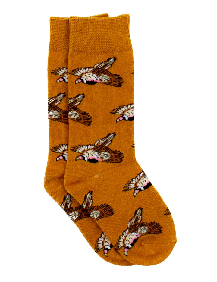 Lucky Duck Sock, Flying Pheasant - Born Childrens Boutique